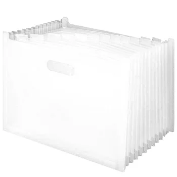 Белая папка, многослойный пакет для документов, Расширяющийся бумажный файл, портативный пластиковый студент