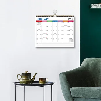Настольные календари Ежемесячные настенные Домашние Ежедневные Семейные Домашние 2024-2025 Бумажные офисные знакомства