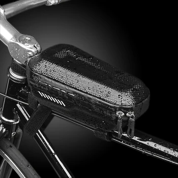 1.2 л EVA Hard Shell Road MTB Велосипедные сумки Передняя верхняя трубка Чехол-держатель для мобильного телефона