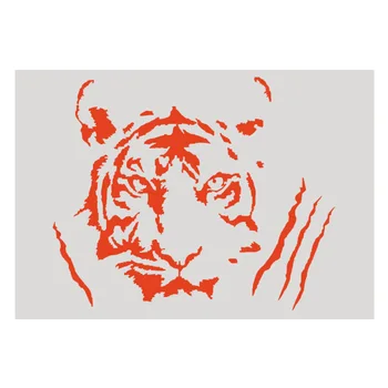 18 * 26 Трафаретов с тигровым наслоением, шаблон для рисования, граффити, скопированная вручную доска, выдолбленный фотоальбом, графический инструмент для рисования распылением