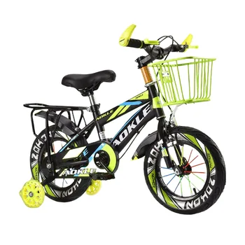20-дюймовый детский велосипед для мальчиков и девочек, детский велосипед со вспышкой, укрепляющий Переднюю корзину, Высокая несущая способность, Углеродистая сталь
