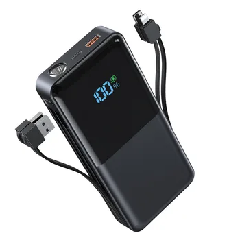 20000 мАч Power Bank 22,5 Вт Быстрая зарядка Портативный внешний аккумулятор Powerbank большой емкости с легким зарядным устройством для iPhone Xiaomi