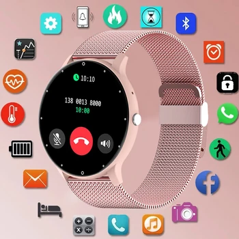 2023 Новые смарт-часы для женщин, мужчин, леди, спортивные, фитнес-смарт-часы, монитор сердечного ритма, водонепроницаемые смарт-часы для IOS Android