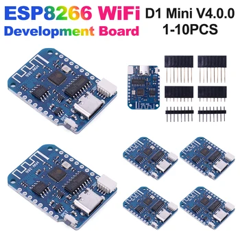 20ШТ 3,3 В На базе ESP8266 Плата Интернета вещей Type-C USB 4 МБ D1 Mini V4.0.0 WiFi Плата разработки Для Arduino Совместимая IDE