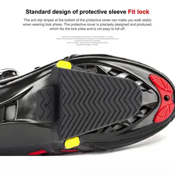 2шт Велосипедных педальных шипов, совместимых с фиксированными плавающими шипами, Часть обуви для верховой езды Велосипедные шипы с самоблокирующейся защитой