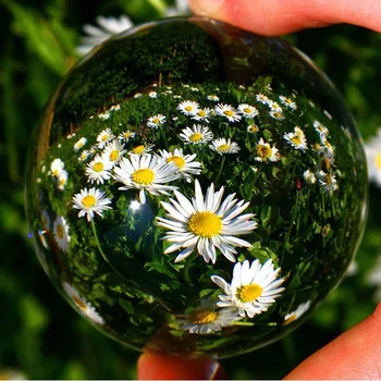 30/40/50/60/70/80 мм Прозрачный стеклянный хрустальный шар, исцеляющая фотография Lucky Sphere, Реквизит для фотосъемки, подарки для декора Lensball