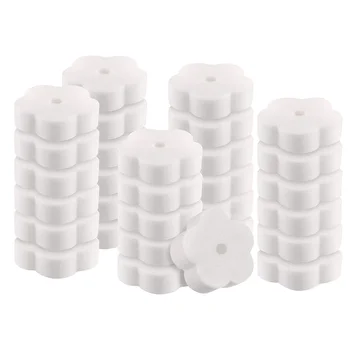 30 шт Губчатых фильтров для детского бассейна, Маслопоглощающих Чистых фильтров, белых впитывающих губок для детей