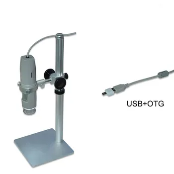 5-Мегапиксельный USB-телеобъектив Поляризационный Цифровой электронный микроскоп 1-500X Аппаратные ЖК-Полупроводники для обнаружения прозрачных объектов