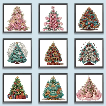 5D DIY Частичное сверло специальной формы, Алмазная роспись Рождественской елки, Набор для домашнего декора