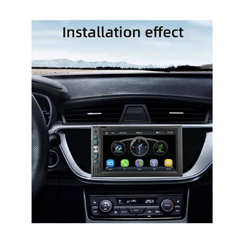 6,2-дюймовый автомобильный радио с беспроводным CarPlay и Android Авто стерео сенсорный экран Bluetooth FM радио USB в качестве HD MP5-плеер 6200W