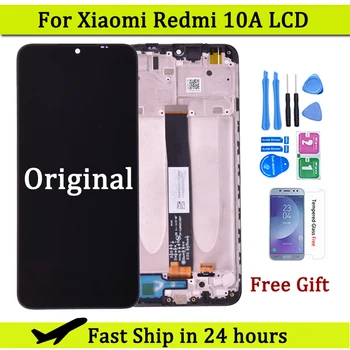 6,53 дюйм(ов) Оригинальный Для Xiaomi Redmi 10A Дисплей ЖК-Дисплей Сенсорный Экран Планшета Для Redmi 10A 220233L2C ЖК-Дисплей Замена Сборки