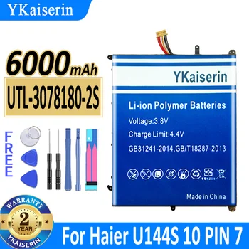 6000 мАч YKaiserin Аккумулятор UTL-3078180-2S UTL30781802S Для Аккумуляторов Ноутбуков Haier U144S с 10 Контактами и 7 Линиями