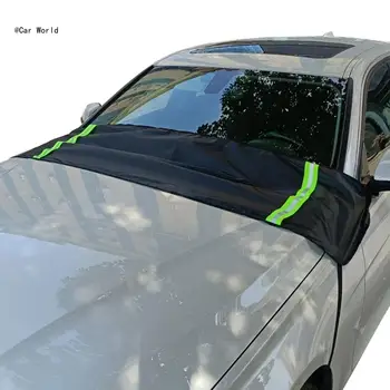 6XDB Водонепроницаемая крышка Лобового стекла автомобиля Солнцезащитный Козырек Защита от пылиСнега Обледенения