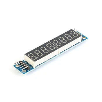 8-Значный Бит MAX7219 Digital Tube Display Module Board 7-Сегментный Цифровой Светодиодный Дисплей 5V/3.3V Контроллер для Arduino 51/AVR/STM32