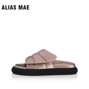 ALIAS MAE CLOVE, Ленивые Повседневные Комфортные тапочки, Летние Женские Классические Пляжные Кожаные туфли старшего дизайнера