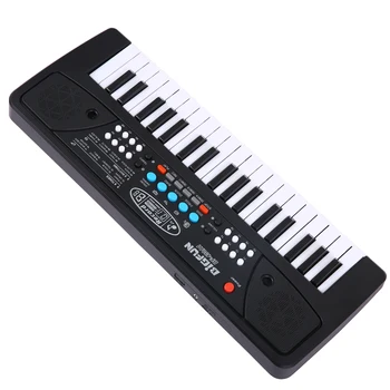 BIGFUN 37 клавиш USB-электронного органа, детское электрическое пианино с микрофоном, встроенные стереодинамики на 8 тонов в подарок детям