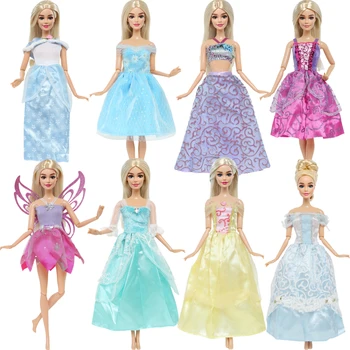 BJDBUS Мода 1 шт. Кукольное платье Повседневная одежда Юбка в смешанном стиле Аксессуары Одежда для куклы Барби Кукольный домик Детские игрушки своими руками
