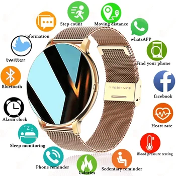 ChiBear 2023 Новый Bluetooth Вызов Смарт-Часы Для Женщин ЭКГ + PPG Smartwatch Модные Спортивные Женские Часы Для Здоровья Водонепроницаемые Браслеты Для Девочек