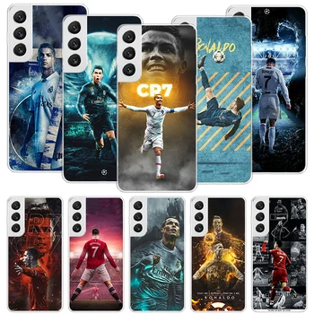 CR7 Superstar R-Ronaldo Футбольный Чехол Для Телефона Samsung Galaxy S20 FE S10 Plus S21 S22 S23 Ultra S10E S9 S8 S7 Edge Fundas Cover