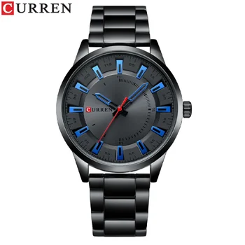 Curren 8406 Мужские часы Модные Кварцевые Часы Повседневные Часы Со Стальным Ремнем Часы Для Внешней торговли