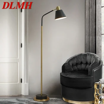 DLMH Скандинавский торшер Современное искусство Семейная гостиная Спальня Диван Креативная светодиодная декоративная лампа для чтения