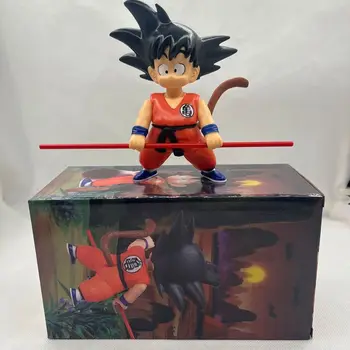 Dragon Ball Childhood Goku Standing Stick Sleeping Goku Guixianren Модель Одежды Для Боевых Искусств Украшения Аниме Периферийная Кукла