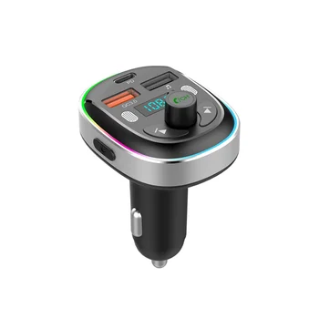 FM-передатчик Bluetooth 5.3, автомобильный радиоприемник Bluetooth, быстрое автомобильное зарядное устройство PD 30W и QC3.0 с громкой связью