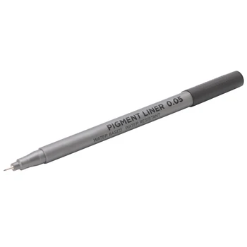G5AA 1X Черная ручка Fine Line Водонепроницаемый маркер для рисования эскизов художественными ручками 0.05 мм