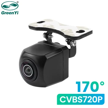 GreenYi 170-угловая камера заднего вида автомобиля CCD Fish Eyes Ночного видения Водонепроницаемая Универсальная Металлическая Автомобильная камера IP68