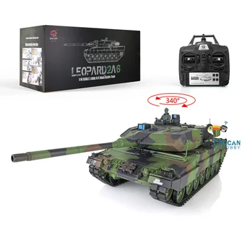 Heng Long 1/16 7.0 RC Пластиковый танк Ver Leopard2A6 3889 Готовая к запуску модель для мальчиков, игрушки на открытом воздухе, подарки TH17573-SMT8