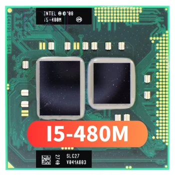 Intel Core i5-480M i5 480M SLC27 с частотой 2,6 ГГц Используется Двухъядерный Четырехпоточный процессор CPU 3W 35W Socket G1 / rPGA988A