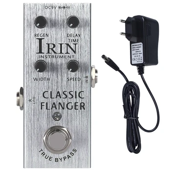 IRIN AN-13 Педаль эффектов для электрогитары Frangipani Effects Металлического оттенка True Bypass Для электрогитары Гитарные аксессуары