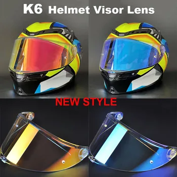 K6 Шлем С козырьком, Объектив Casco Moto K6, Мотоциклетный шлем с полным покрытием, Защита лобового стекла от ультрафиолета, Аксессуары для мотошлемов