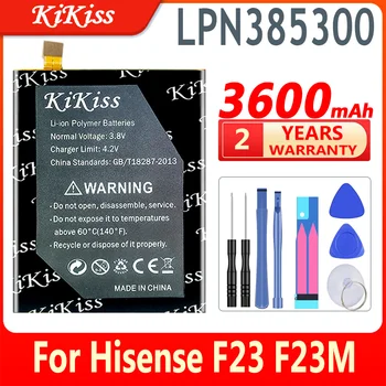 KiKiss 100% Новый Аккумулятор LPN 385300 LPN 385300 3600 мАч для аккумуляторов Hisense F23 F23 F23M