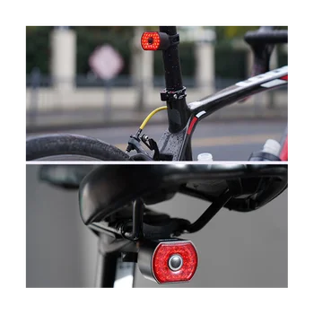 LEADBIKE Задний фонарь для велоспорта Водонепроницаемый Задний фонарь для велосипеда с интеллектуальным датчиком Автоматический Старт Тормоз Аксессуары для задних фонарей для велосипеда