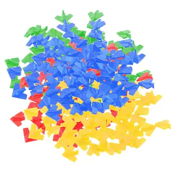 MagiDeal Высокое Качество 60шт 16 мм Пластиковые Фишки Для Настольной Игры Tiddly Winks Принадлежности Для Обучения Счету Забавная Детская Игрушка В Подарок 4 Цвета