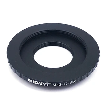 NEWYI M42-C-FX Переходное кольцо Двойного назначения Металлическое Для объектива M42 /Объектива C-Mount К Аксессуару камеры Fujifilm X-Mount