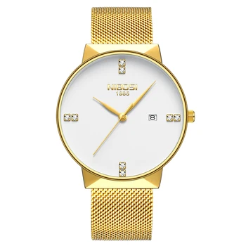 NIBOSI Силиконовый ремешок VIP 1 Модные Мужские часы Лучший бренд класса люкс Спортивные кварцевые часы Мужские Relogio Masculino