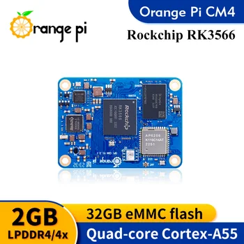 Orange Pi CM4 2 ГБ оперативной памяти DDR4 RK3566 32 ГБ Emmc WIFI5-BT5.0 Вычислительный модуль Orange Pi 4 Orangepi CM4 Работает под управлением ОС Android Ubuntu Debian