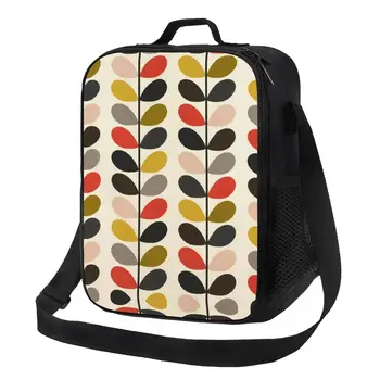 Orla Kiely, Многоствольная Изолированная сумка для ланча, женская сумка с цветами, Абстрактный Термосумка-холодильник, Сумка для ланча, Пляжный кемпинг, путешествия