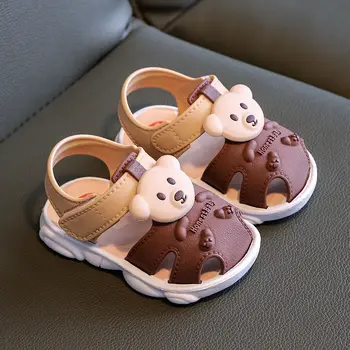 PTKPCC Новые Сандалии унисекс для маленьких мальчиков и девочек, Летняя Пляжная обувь для малышей, дышащие сандалии для новорожденных, для малышей