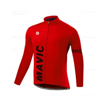 Rx Mavic-Мужские майки для велоспорта с длинным рукавом, топы для горных велосипедов, одежда для MTB, весна, осень, Новинка
