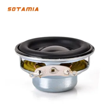 SOTAMIA 100 шт Мини-динамиков полного диапазона Аудио 4 Ом 5 Вт 40 мм Резиновая сторона DIY Портативный Звуковой динамик Bluetooth Домашний кинотеатр