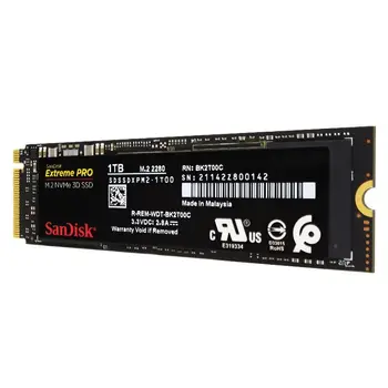 SSD Sandisk nvme m2 ssd 1 тб PCIe 3.0x4 Скорость чтения до 3400 мб/с M.2 2280 2T 500G Внутренний Жесткий диск Для ПК Оригинал