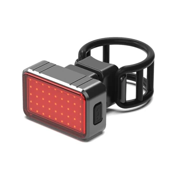 USB Перезаряжаемый светодиодный задний фонарь для велосипеда, велосипедный задний фонарь 100LM