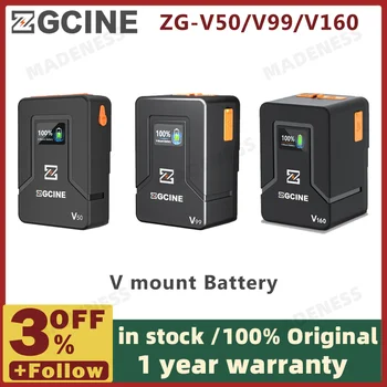ZGCINE ZG-V50 V99 V160 V-образный Аккумулятор Power Bank Type-C Поддержка USB 14,8 V V-Образный Аккумулятор Быстрая Зарядка Для Камеры