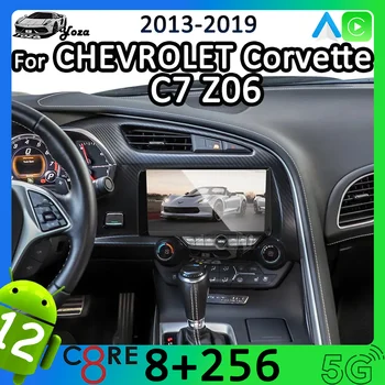 Автомагнитола Yoza Carplay Для CHEVROLET Corvette C7 Z06 2013-2019android11 Мультимедийный Плеер С Сенсорным Экраном, GPS-Навигация, Подарочные Инструменты