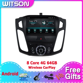 Автомобильная мультимедийная система WITSON Android 13 для Ford focus 2015 2016 2017 GPS-навигация, автомагнитола Auto Stere Auto