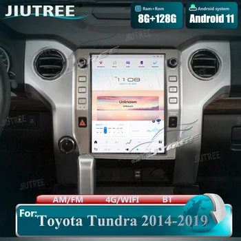 Автомобильный мультимедийный плеер Carplay HD Tesla Screen Android с GPS для Toyota Tundra 2014 2015 2016 2017 2018 2019 Радио Стерео Головное устройство