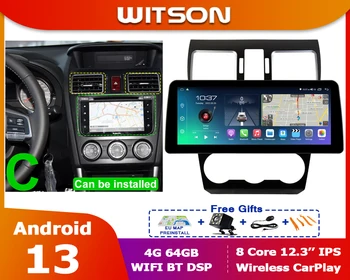 Автомобильный радиоприемник с 12,3-дюймовым экраном для Subaru Forester XV 2012 2013 2014 2015 Автомобильный Видео GPS Мультимедийный плеер WIFI CarPlay